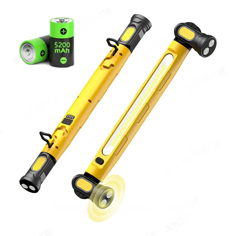 3000LM Rechargeable Magnetic Under Hood LED Work Light with Hooks