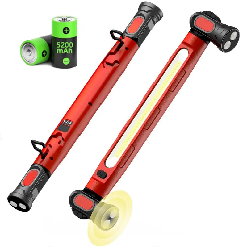 3000LM Rechargeable Magnetic Under Hood LED Work Light with Hooks